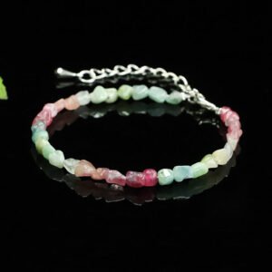 Warm Connection, Worn Daily. Irregular Tourmaline Bracelet