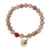 Red Agate and Chalcedony Bracelet | Your Quiet Daily Anchor for Quiet Strength – view 4