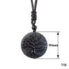 Quiet Pause with Black Obsidian Necklace – view 7