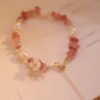 Strawberry Quartz Flower Bracelet – view 5