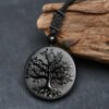 Quiet Pause with Black Obsidian Necklace – view 5