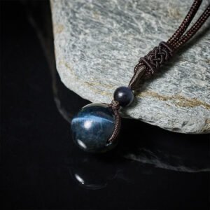 Steady Focus, Worn Daily. Rainbow Obsidian Necklace