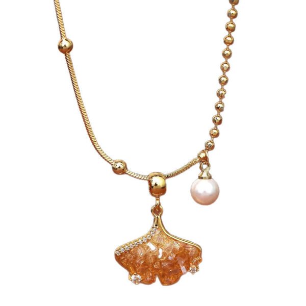 Citrine and Pearl Necklace – view 6