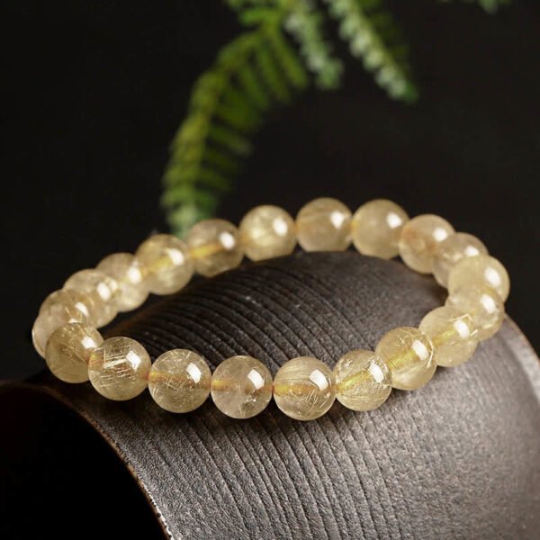Golden Rutilated Quartz Bracelet – view 2