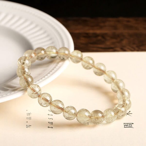 Golden Rutilated Quartz Bracelet – view 7
