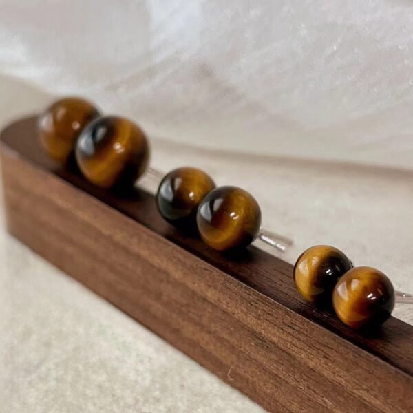 Tiger's Eye Earrings | Your Quiet Daily Anchor for Steady Focus – view 6