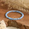 Through the Workday — Aquamarine and Pearl Bracelet