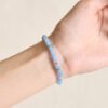 Through the Workday — Aquamarine and Pearl Bracelet – view 2