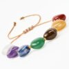 Red Agate and Green Aventurine Bracelet | Your Quiet Daily Anchor for Quiet Strength – view 7
