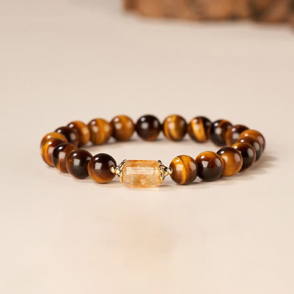Twilight Calm with Tiger's Eye and Citrine Bracelet – view 2