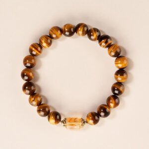 Twilight Calm with Tiger's Eye and Citrine Bracelet