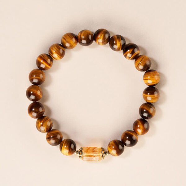 Twilight Calm with Tiger's Eye and Citrine Bracelet