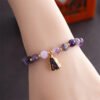 Quiet Calm, Worn Daily. Amethyst Peanut Bracelet – view 2