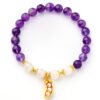 Through the Workday — White Agate Bracelet – view 4