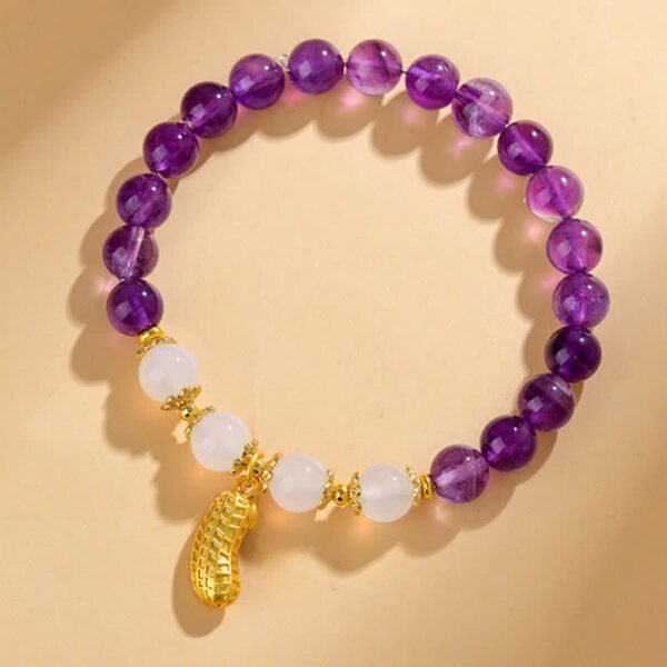 Through the Workday — White Agate Bracelet – view 3