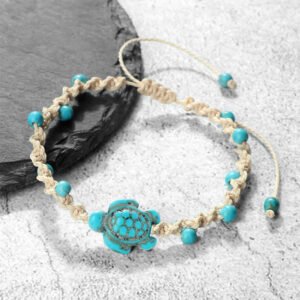 Turquoise Turtle Bracelet | Your Quiet Daily Anchor for Peaceful Awareness