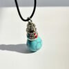 Steady Focus, Worn Daily. Tiger's Eye and Turquoise Necklace – view 5