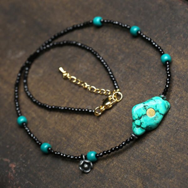 Daily Rhythm with Turquoise Necklace – view 2