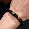Twilight Calm with Tiger's Eye and Black Obsidian Bracelet – view 2