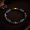 Tiger's Eye and Lava Rock Bracelet
