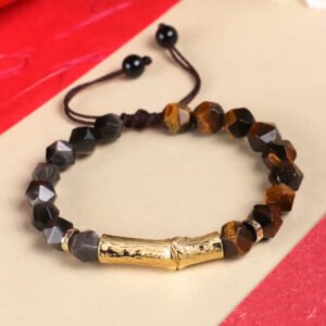 Steady Focus, Worn Daily. Silver Sheen Tiger's Eye Bracelet