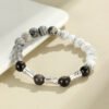 Through the Workday — Silver Sheen Obsidian Bracelet