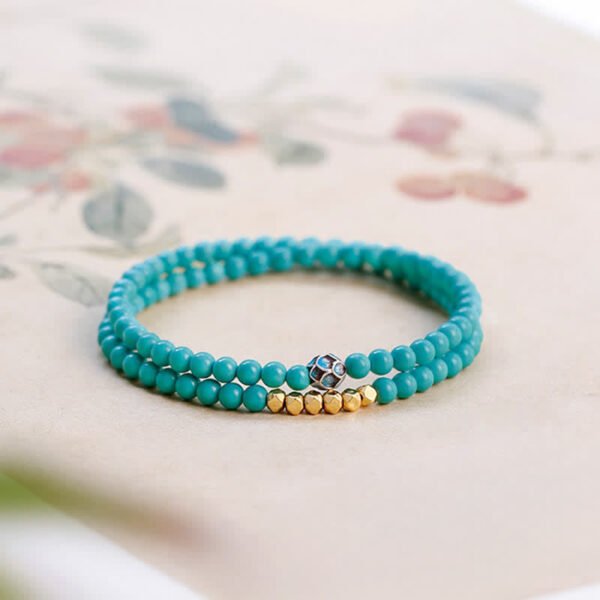 Turquoise Bracelet | Your Quiet Daily Anchor for Peaceful Awareness – view 3