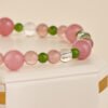Strawberry Quartz and Clear Bracelet | Your Quiet Daily Anchor for Gentle Presence – view 5