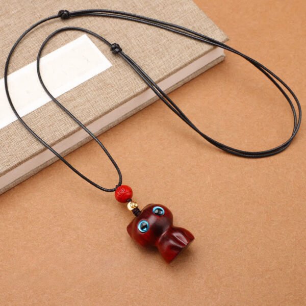 Ebony Cat Charm Necklace | Your Quiet Daily Anchor for Quiet Strength – view 6