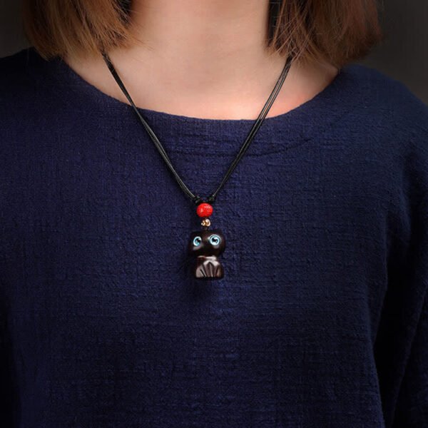 Ebony Cat Charm Necklace | Your Quiet Daily Anchor for Quiet Strength