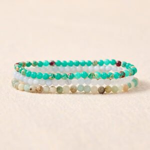 Gentle Clarity, Worn Daily. Amazonite Bracelet