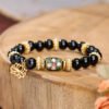 Twilight Calm with Black Obsidian Lotus Bracelet – view 3