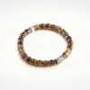 Tiger's Eye and Silver Bracelet | Your Quiet Daily Anchor for Steady Focus – view 2