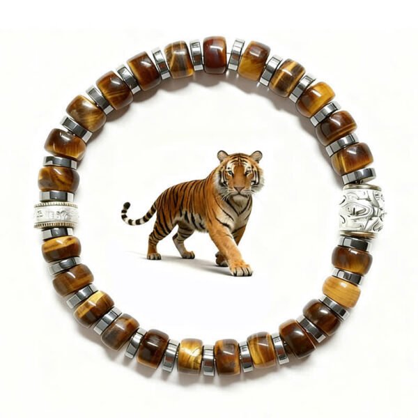 Tiger's Eye and Silver Bracelet | Your Quiet Daily Anchor for Steady Focus