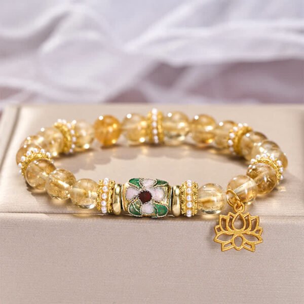 Twilight Calm with Citrine Lotus Bracelet – view 5