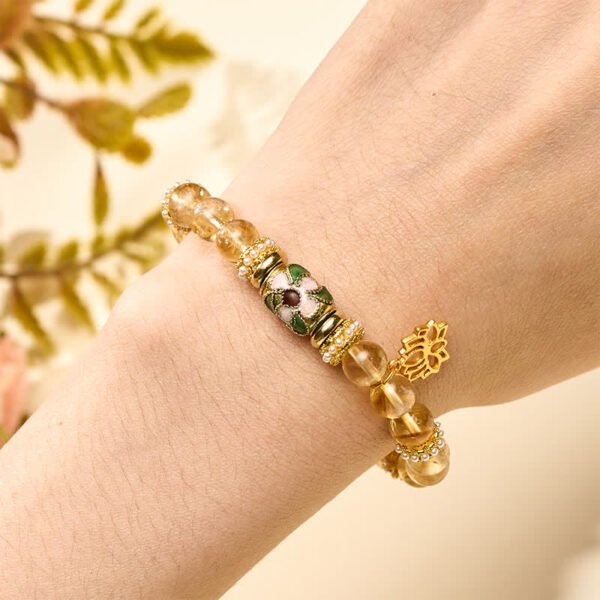 Twilight Calm with Citrine Lotus Bracelet
