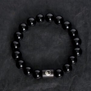 Twilight Calm with Ebony Yin Yang Bracelet