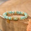 In Between Moments — Amazonite Lotus Bracelet – view 5