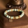 In Between Moments — Amazonite Lotus Bracelet