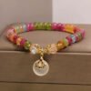 Twilight Calm with Tourmaline and Chalcedony Bracelet – view 2