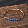 Twilight Calm with Tiger's Eye and Lapis Lazuli Bracelet