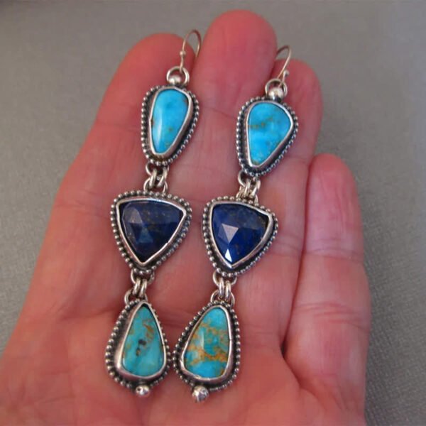 Journey's Pace with Turquoise Earrings – view 2