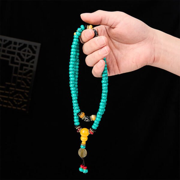 Through the Workday — Turquoise Mala – view 2