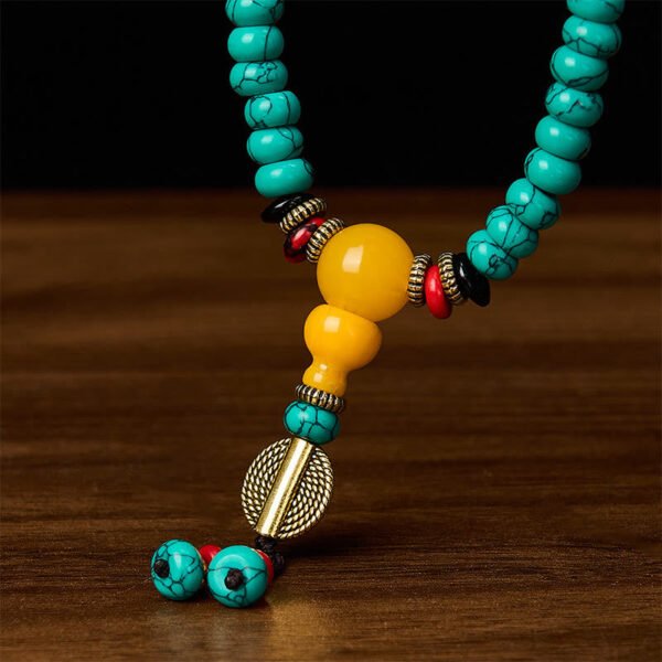 Through the Workday — Turquoise Mala – view 6