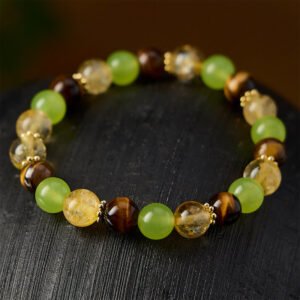 Tiger's Eye and Jade Bracelet | Your Quiet Daily Anchor for Steady Focus
