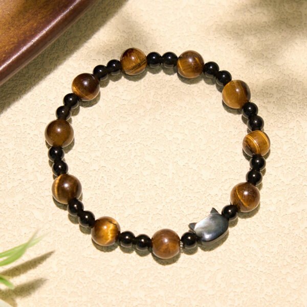 Steady Focus, Worn Daily. Yellow Tiger's Eye Bracelet – view 3