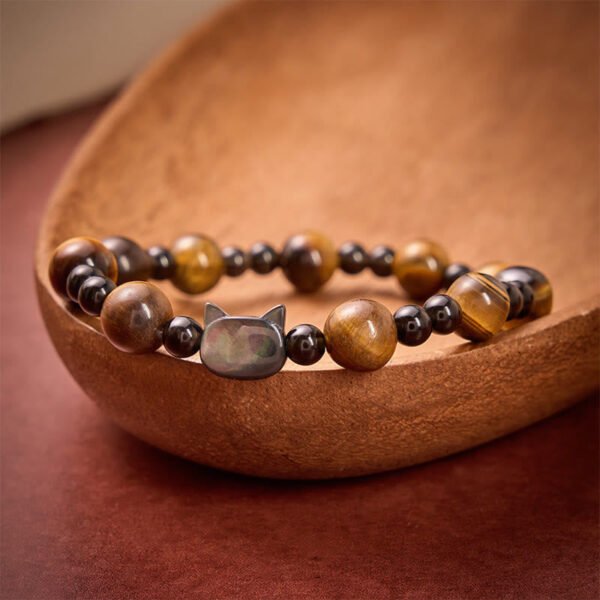 Steady Focus, Worn Daily. Yellow Tiger's Eye Bracelet – view 6