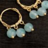 Moss Green Moss Agate Earrings – view 5