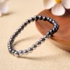 Steady Focus, Worn Daily. White Hematite Bracelet – view 4