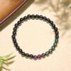 Steady Focus, Worn Daily. White Hematite Bracelet – view 3